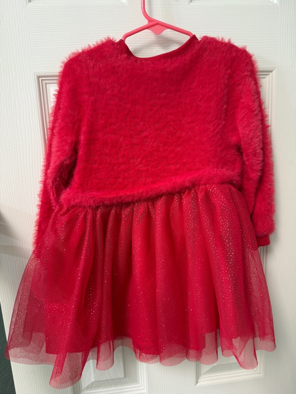 Hello Kitty Toddler Girls Eyelash Knit Tutu Dress with Long Sleeves, 3T-NWOT - Picture 7 of 7